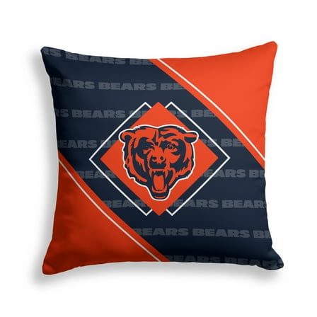 Pegasus Chicago Bears 18" x 18" Diamond Boxed Decor Pillow