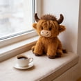thumbnail image 5 of Alaparte Class Of 2026 Graduation Highland Cow Plush Toy-8.6 Inch Highland Cow Stuffed Animal With Graduation Cap And Sash, Cute Stuffy Plushies Graduation Gift For Her Him Kids Kindergarten College, 5 of 6