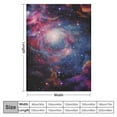 thumbnail image 4 of ARISTURING Galaxy Blanket Super Soft Cozy Throw Blanket Throw Lightweight Fuzzy Comfy Textured Flannel Blanket Warm Plush Throw Blankets for Couch, Sofa, Bed, 4 of 6