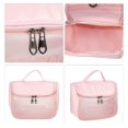 thumbnail image 3 of Unique Bargains 1 Pc Women Portable Flip Cover Makeup Bag for Vacation Camping Travel Gym PU Leather Pink, 3 of 4