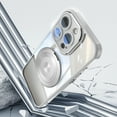 thumbnail image 6 of for iPhone 12 Magnetic Clear Case Compatible with MagSafe, Drop Protection Ultra Slim Shockproof Anti-Scratch Phone Case with Camera Lens Protector Dust-Proof for Men Women - Gray, 6 of 7