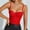 Red, variant on MESSUEN Corset Top Lace Corset V-neck Chemise Corset Bustier Corset Tight Fitting Corset Tank Suspender Short Fashion Women Tops Dressy Casual Sleeveless Summer Tops for Women Black L