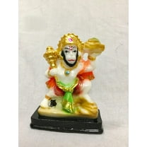 Hanuman Statue India Idol Hanuman Murti Hanuman Figurine for Home Decor Hindu God of Strength Hanuman Resin Small Statue Lord Hanuman Monkey God Statue Indian Art Hindu Temple Decor - AtoZ India Cart