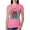 Hot Pink, variant on Dean Russo Cosmic Trash Panda Animal Lover Womens Slim Fit Junior Tee, White, Medium