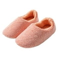thumbnail image 4 of Pantuflas de felpa para mujer, pantuflas de felpa rizada, pantuflas sin cordones, pantuflas de casa antideslizantes para interior y exterior, 4 of 9