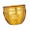 thumbnail image 2 of Cuenca del tesoro de latón, adorno de , figura coleccionable china, Feng Shui Decoration Bowl para la oficina de la oficina del hotel 3.62 pulgadas de pulgada, 2 of 8
