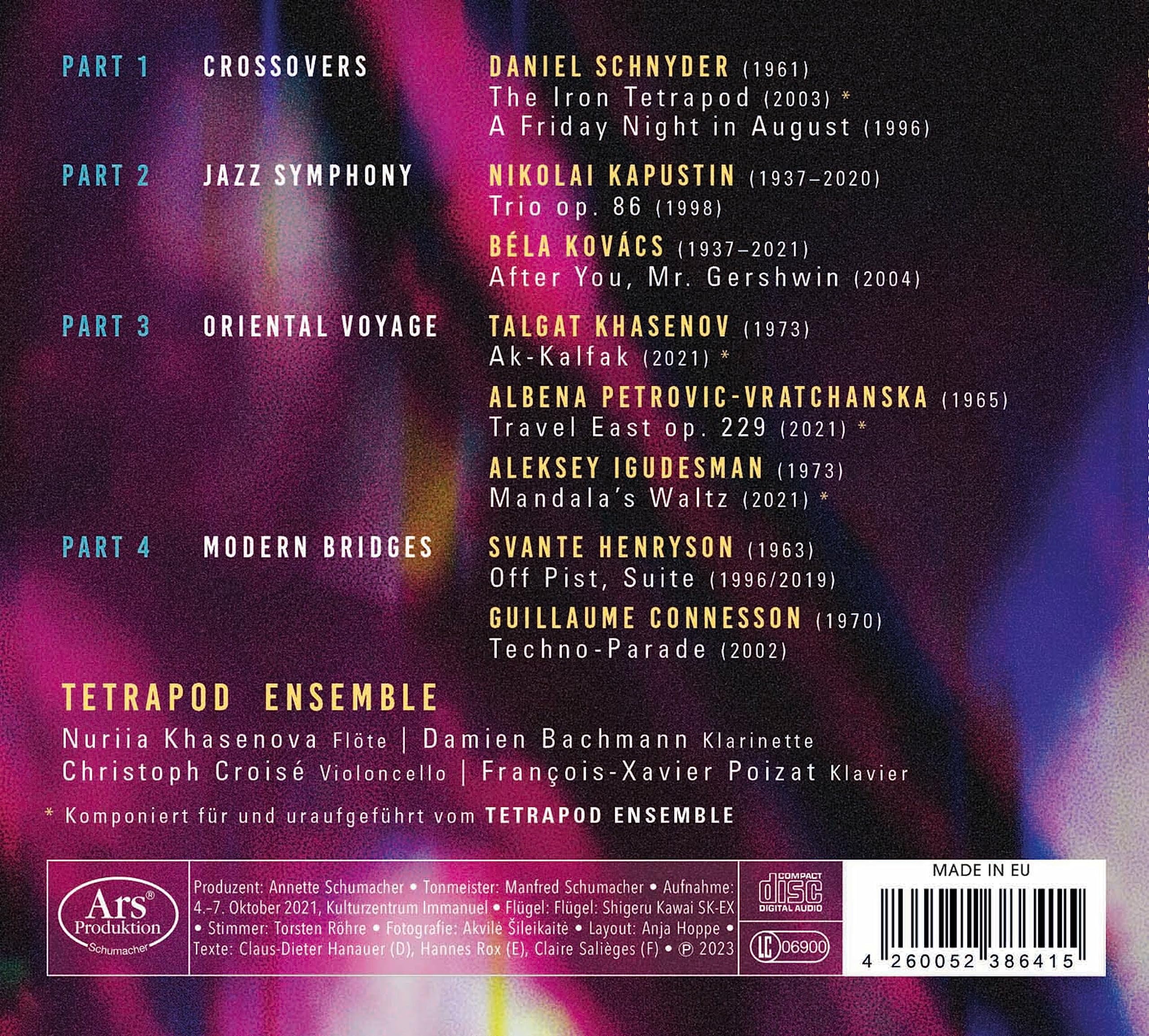 Tetrapod Ensemble - Modern Bridges - Music & Performance - CD