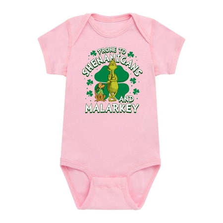 

The Grinch - Prone To Shenanigans Malarkey - Infant Baby One Piece