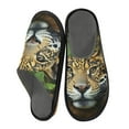 thumbnail image 2 of Plush rubber slippers soft gauze slippers with waterproof and wear -resistant shoes Weak and Energetic Jaguar, 2 of 8