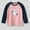 E Pink, variant on NAISIBABY Girls Long Sleeve T-Shirt, Crewneck Cute Prints Cotton Soft Casual Pullover Raglan Tee Pink 2T