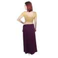 thumbnail image 3 of Sari Petticoat Stitched Indian Saree Petticoat Adjustable Waist Sari Skirt (Wine), 3 of 6