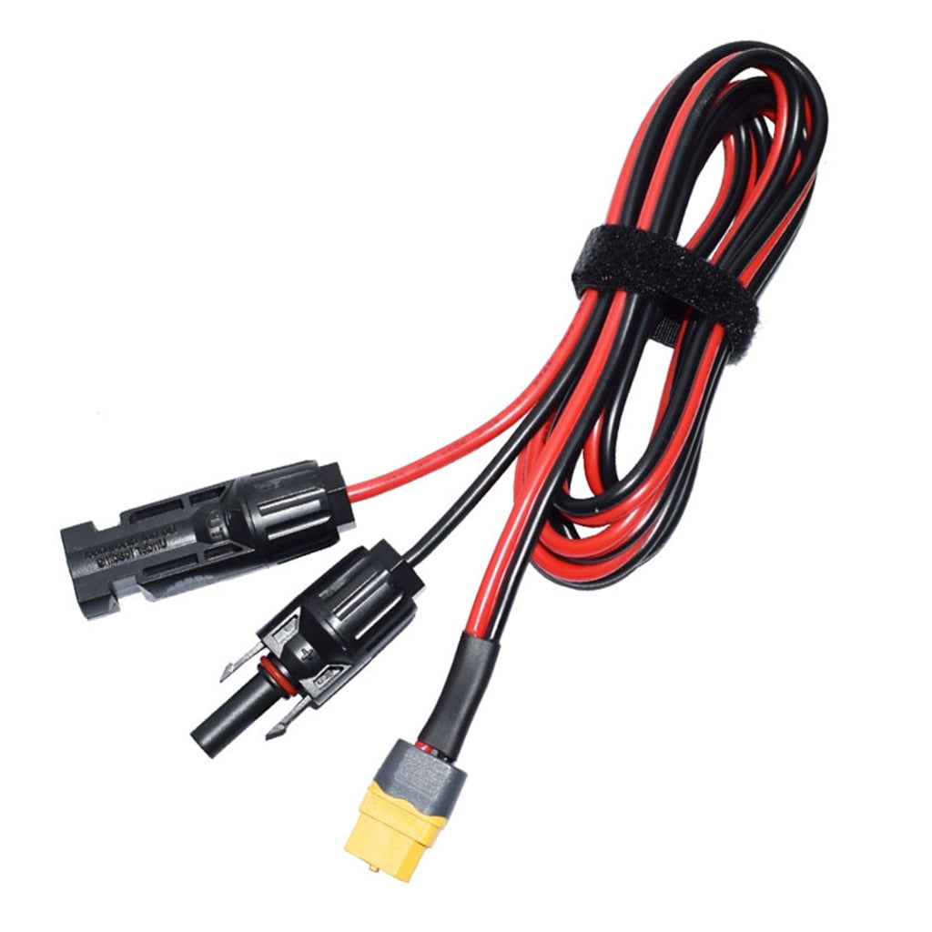 AOOOWER Solar Panel to LiFePO4 Battery 12AWG Solar to XT60 Connectors Charge Cable