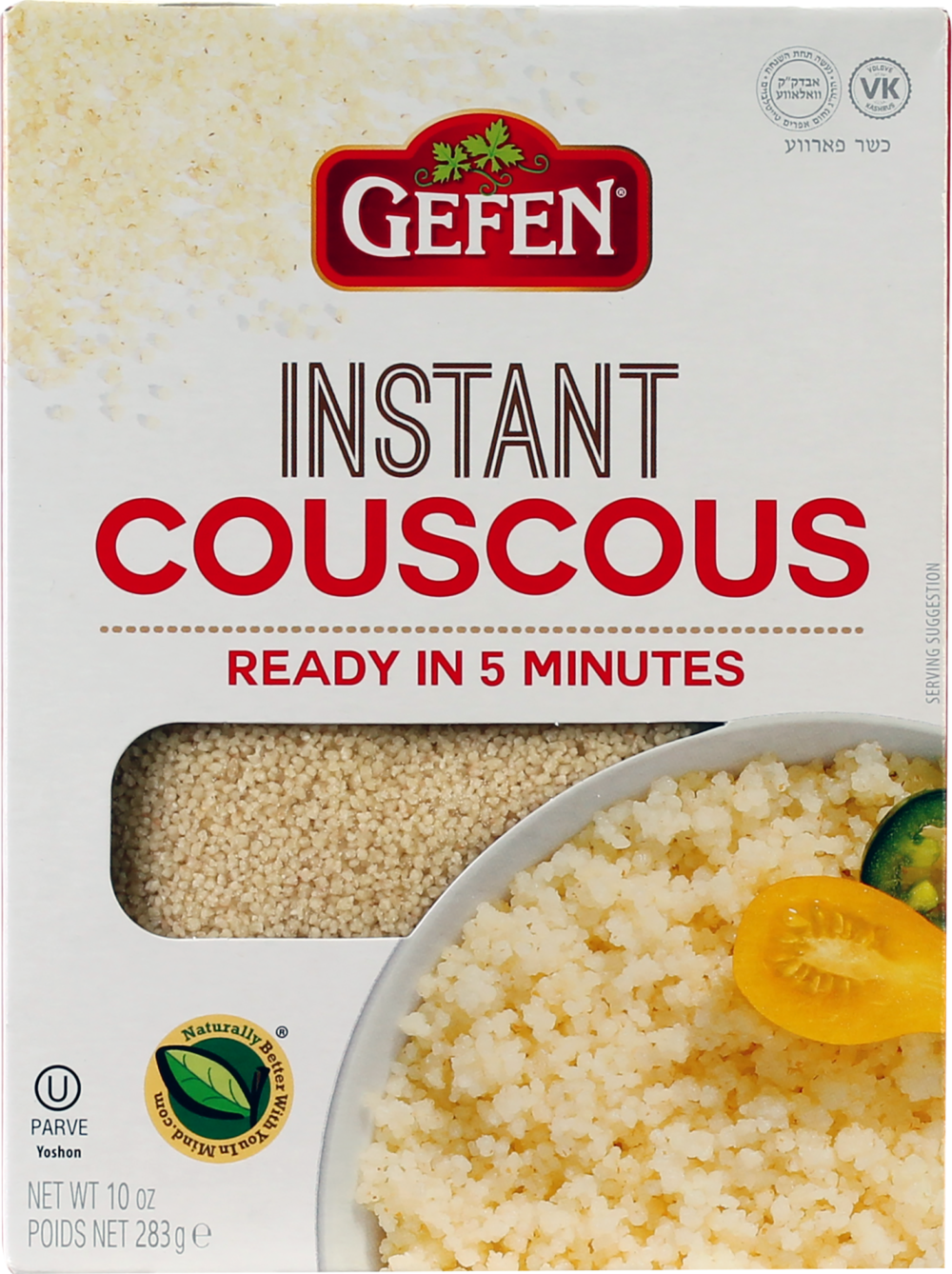 Gefen Instant Couscous 10 oz (pack of 6)
