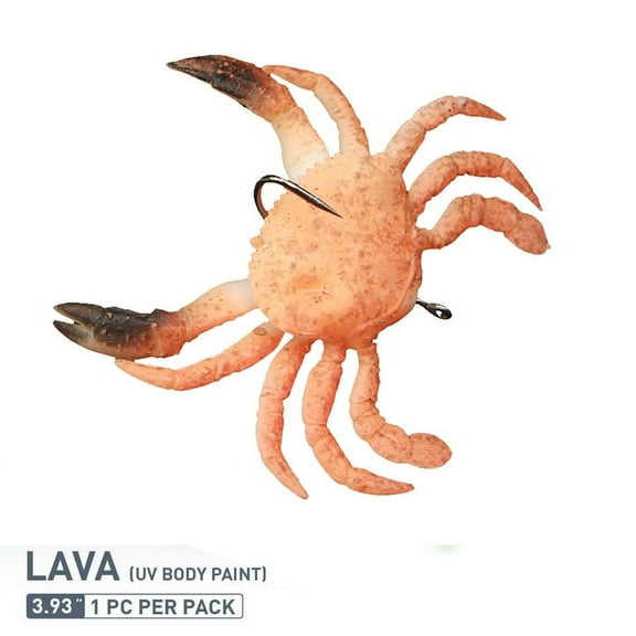 Simulation Crab Fishing Lures Realistic Baits for Freshwater Lightweight and Easy to Carry for Anglers,C