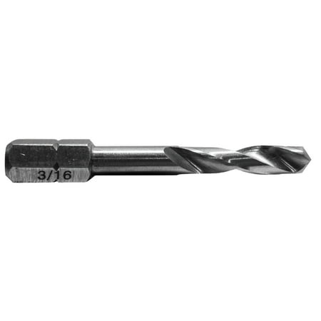 Century Drill & Tool CY17912 0.18 in. Stubby Hex Shank Drill