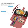 thumbnail image 6 of Wallet Case for Samsung Galaxy S21 Plus 5G, for Galaxy S21 Plus Case 6.7", Takfox PU Leather Credit Holder Folio Flip Magnetic Closure Kickstand Protective Phone Cover & Lanyard - Wine Red, 6 of 6