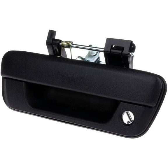 CCIYU Door Handle Tailgate Handle Textured w/Keyhole Replacement fit for 2004-2012 for Chevrolet Colorado for GMC Canyon 2006-2008 for Isuzu 97319416 Black(1pc)