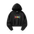 thumbnail image 2 of Sudadera con capucha para mujer, ropa de calle, jersey negro de otoño e invierno, ropa para mujer, jersey, Tops para senderismo de primavera SG, 2 of 10