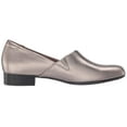 thumbnail image 6 of Clarks 26146426: Women's Juliet Palm Pewter Metallic Leather Loafer (7.5 B(M) US Women), 6 of 8