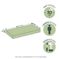 thumbnail image 3 of Furinno TANNA Set of 2 12x24 2" Thick Wall Shelf Invisible Bracket Americano, 3 of 4