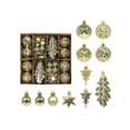 thumbnail image 2 of 40 Pcs Christmas Tree Decorations Electroplated Plastic Hanging Pendant Multiple Styles Of Christmas Ornaments Shatterproof Christmas Decoration Indoor, 2 of 6