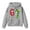 Grey, variant on 67 shirt Cartoon Print G'irls Hooded Sweatshirt Long Sleeve Pocket Pullover Soft Casual Outerwear For K'ids Youth
