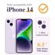 thumbnail image 2 of Funda de teléfono GVIEWIN para iPhone 14 6.1 Floral con protector, 2 of 7
