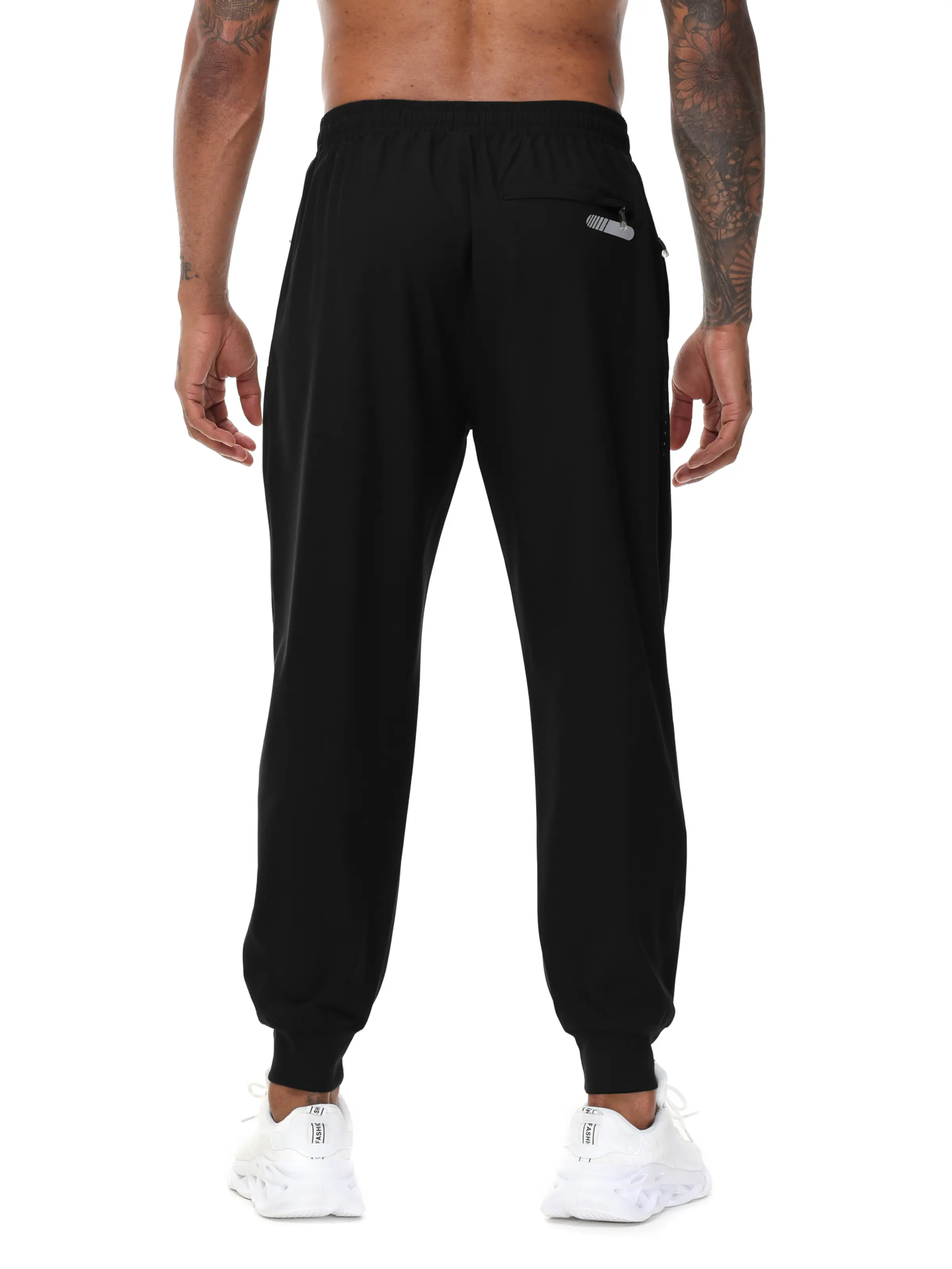 Men's Sweatpants Athletic Running Pants Lightweight Waterproof Workout Joggers Quick Dry Gym Active Sports Track Training