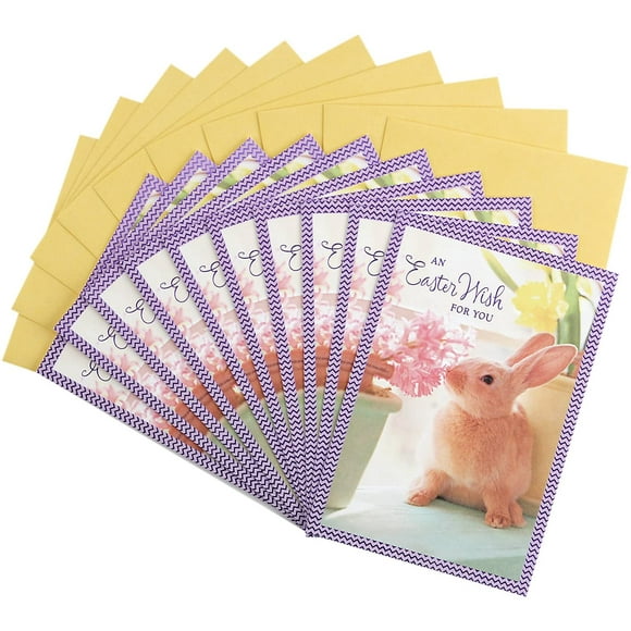 Hallmark Pack of Easter Cards, Joys of Springtime (10 Cards with Envelopes) (799EAA3096)
