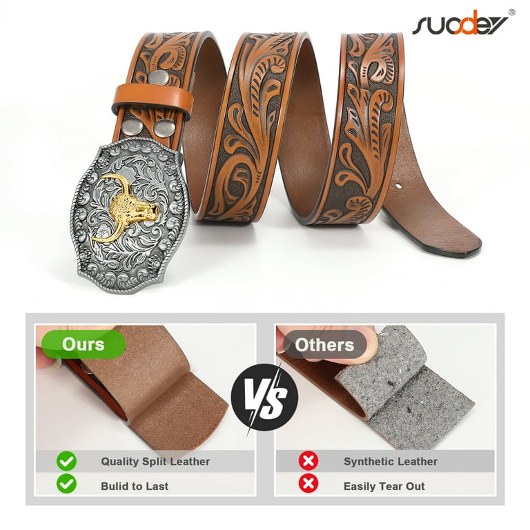 小物 20ss sunsea cow belt SUOSDEY Western Belts for Men Women,Cowboy Cowgirl Belts