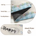 thumbnail image 6 of Happy Easter Area Rugs 5'x8', Washable Small Throw Rugs for Classroom Bedroom, Spring Truck Bunny Butterfly Blue Plaid Indoor Outdoor Rug Non-Slip Low Pile Carpet Runner Reversible Floor Mats, 6 of 8
