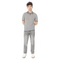 thumbnail image 1 of Jeans Straight Para Hombre con Cinco Bolsillos y Costuras Marcadas Quarry, 1 of 5