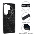 thumbnail image 2 of WIRESTER Shockproof Soft Rubber Cover Case for Samsung Galaxy S26 Ultra 6.9" 2026, Cloudy Black Marble, 2 of 5