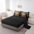 thumbnail image 6 of Homewish Wild Bear 7-Piece Bedding Comforter Set,Rustic Farmhouse Cabin King Bedding Sets,Jungle Animal Bed Sheets For Boys Kids,Breathable Home Decor Reversible, 6 of 9