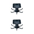 thumbnail image 2 of kurtrusly Kitchen Hanger Self-adhesive Replacement Solid Color Rotatable 6 Claw Detachable Cup Brush Rack Holder Accessories Blue 2Set, 2 of 6