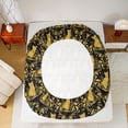 thumbnail image 5 of Feelyou Mandala Damask Bed Sheets, Hippie Cartoon Cat King Sheets, 4-Piece, 5 of 7