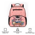 thumbnail image 6 of KUIFORTI Reading Axolotl Toddler Backpack Girls Kids School Bag with Multiple Organizer Pockets Adjustable Straps for Preschool Kindergarten Back to School Gifts, 6 of 7