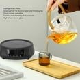 thumbnail image 3 of 800W Mini Electric Stove Tea Maker with 8 Power Levels,Timer for Boiling Water Making Tea Coffee,Portable 110V US Plug Ceramic Stove, PC & Ceramics, 3 of 7