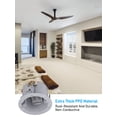 thumbnail image 6 of 24 Pack One Gang Old Work Round Electrical Outlet Box, 18 Cubic Inch Device Box, PVC Electrical J-Box for Pendant, Fans, Switch, ETL Listed, 6 of 8