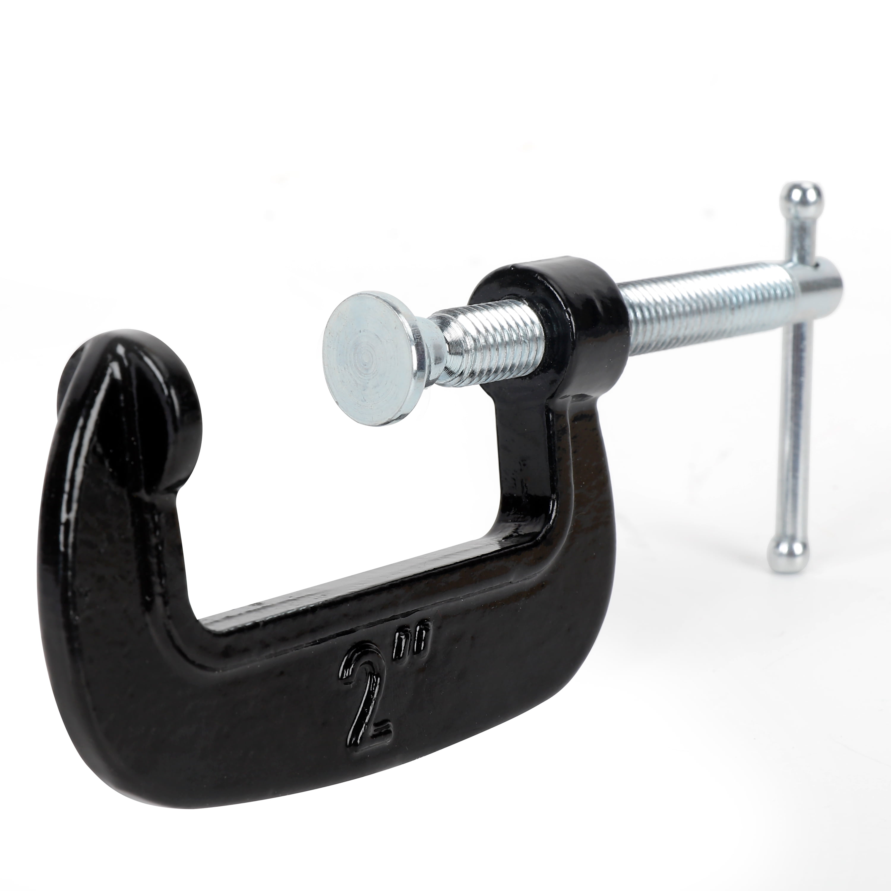 Hyper Tough 2-inch C-Clamp with Cast Iron Construction