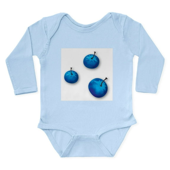 CafePress - Blueberry Dreams Infant Creeper Body Suit - Long Sleeve Cotton Baby Bodysuit