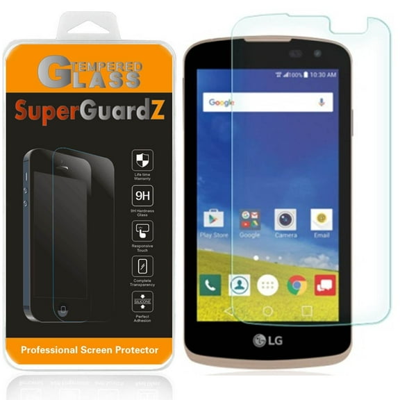 For LG Spree - SuperGuardZ Tempered Glass Screen Protector, 9H, Anti-Scratch, Anti-Bubble, Anti-Fingerprint