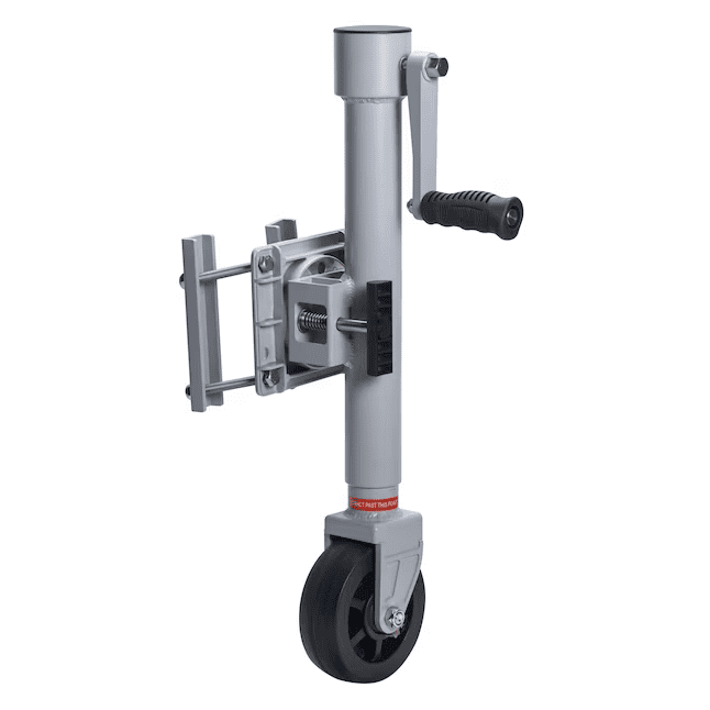 Uriah Products 1500 lbs Power-Drill Marine Trailer Jack with Wheel, Heavy-Duty Aluminum A-Frame Tongue Jack for Boat, RV & Travel Trailers—Fast Lift, Anti-Rust, Easy Install