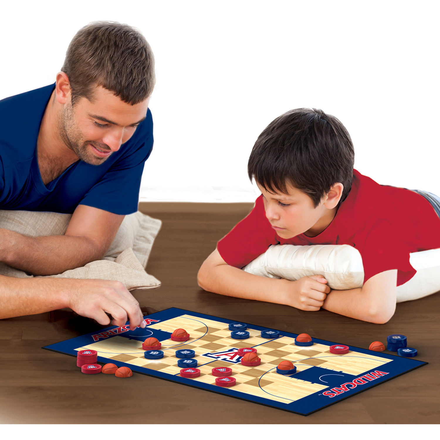 MasterPieces Officially licensed NCAA Arizona Wildcats Checkers Board Game for Families and Kids ages 6 and Up - image 5 of 5