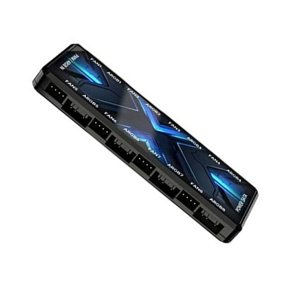 Addressables PC Fan Hubs with 8 ARGB PWM Port for Lighting Effects