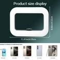 thumbnail image 2 of UEGOGO Portable Square Ring Light - 3-Tone LED, Clip-On for Smartphones, Perfect for Selfies/Live Streaming, 2 of 10