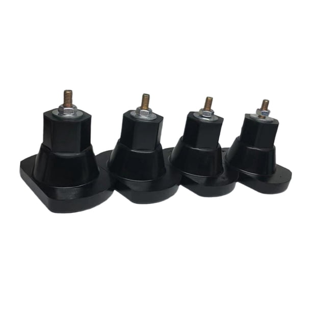 Almohadillas aislantes de vibración para aire acondicionado, repuestos ligeros para reducción de ruido, a prueba de golpes, 4 Uds.