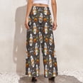 thumbnail image 4 of Palazzo Pants for Women, Gnome And Pumpkin Comfy Womens Wide Leg Baggy Pants, Casual Lounge Pants for Women Travel Vacation Outfits, 4 of 5
