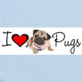 thumbnail image 2 of CafePress - Charm_Lv Pugs Super Link Long Sleeve Infant Bo - Long Sleeve Infant Bodysuit, 2 of 4