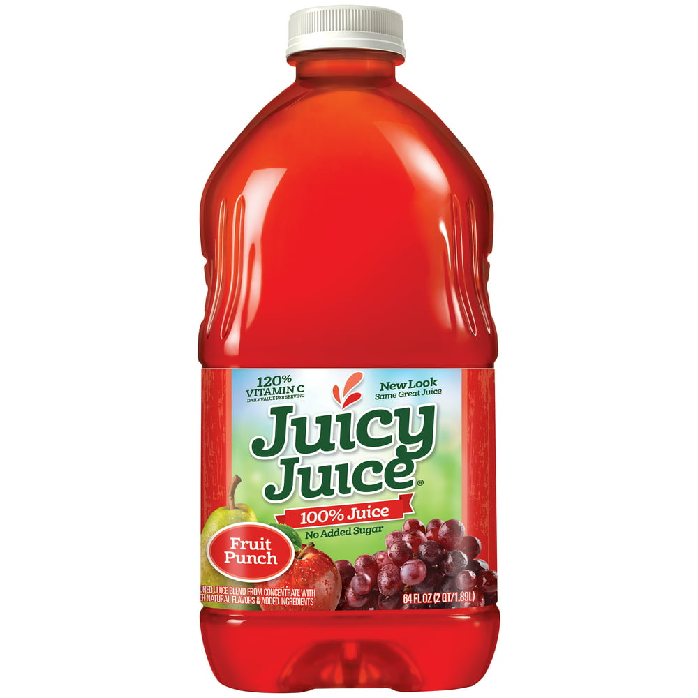 Juicy Juice 100% Juice Fruit Punch, 64 Fl Oz - Walmart.com - Walmart.com